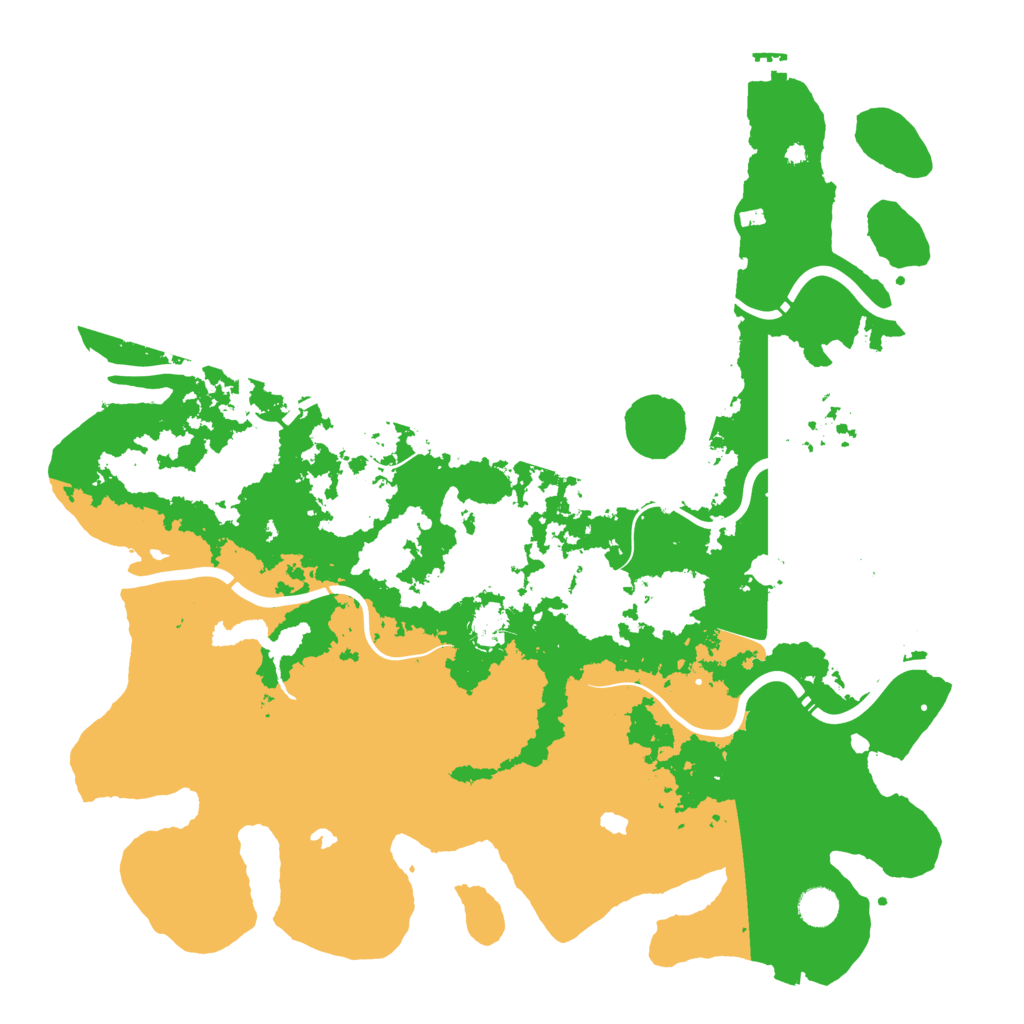 Biome Rust Map: Procedural Map, Size: 4500, Seed: 557042647