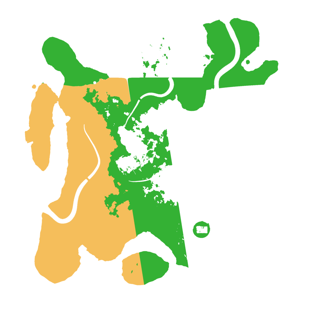 Biome Rust Map: Procedural Map, Size: 3000, Seed: 373812677