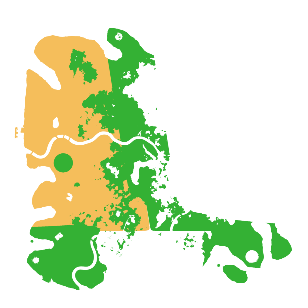 Biome Rust Map: Procedural Map, Size: 4250, Seed: 619164574