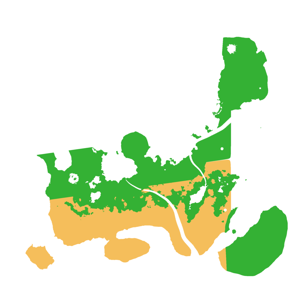 Biome Rust Map: Procedural Map, Size: 3000, Seed: 1228342165