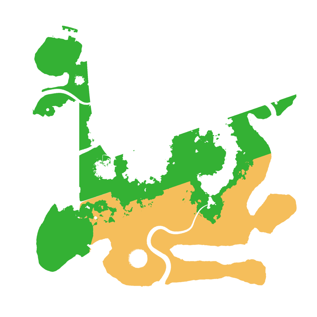 Biome Rust Map: Procedural Map, Size: 3000, Seed: 557379183