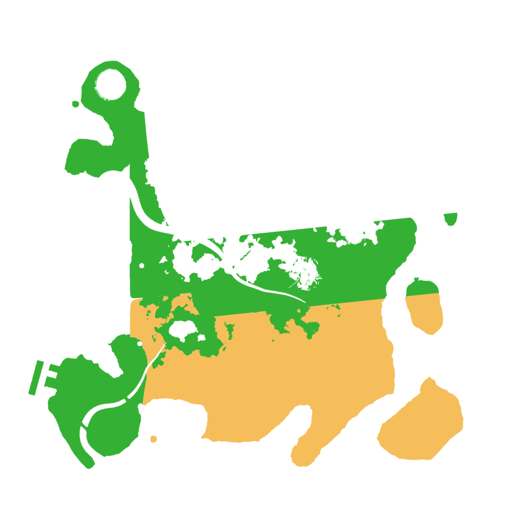 Biome Rust Map: Procedural Map, Size: 3000, Seed: 514164517