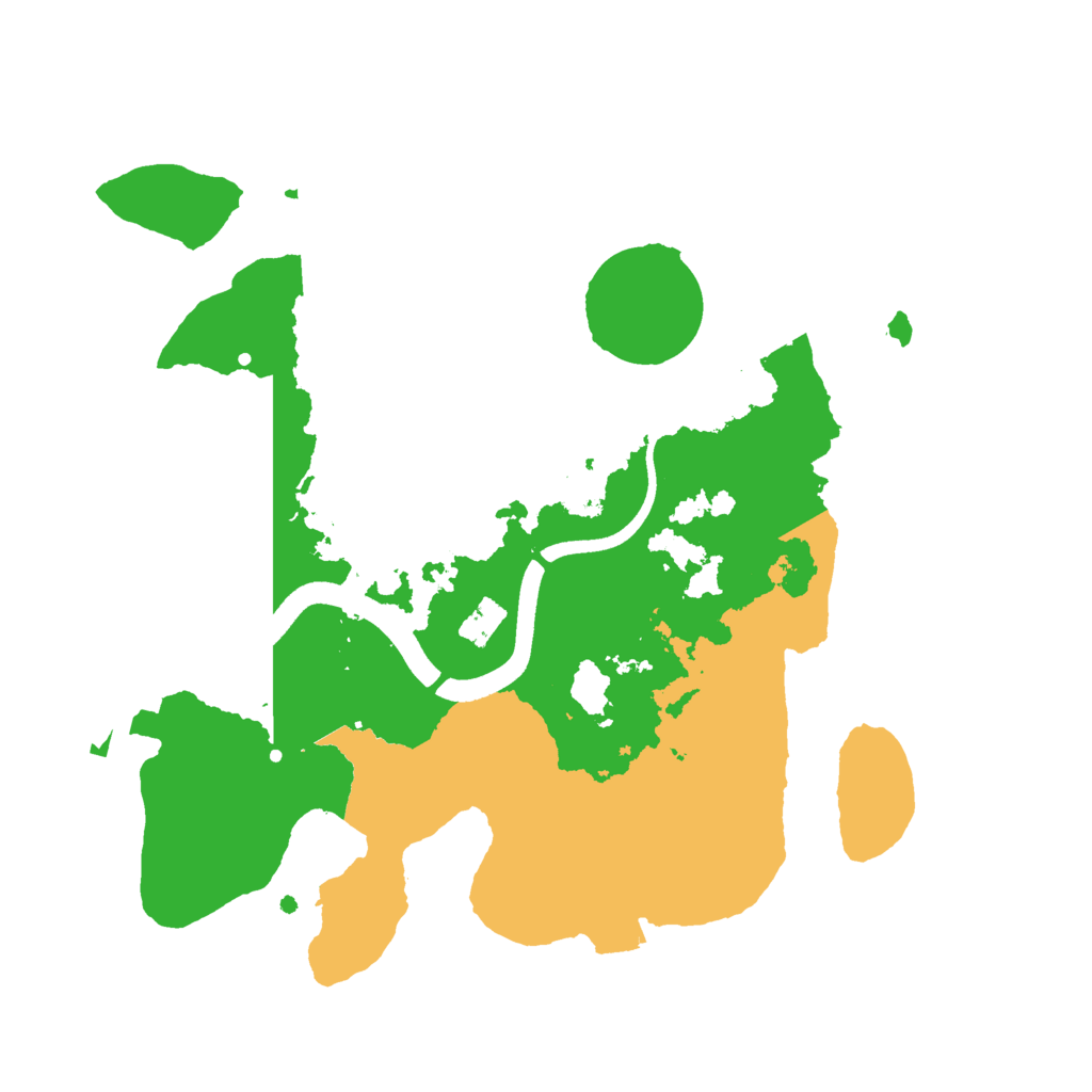 Biome Rust Map: Procedural Map, Size: 2500, Seed: 1419506286