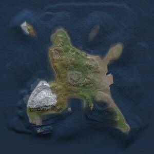 Thumbnail Rust Map: Procedural Map, Size: 1750, Seed: 101398319, 3 Monuments