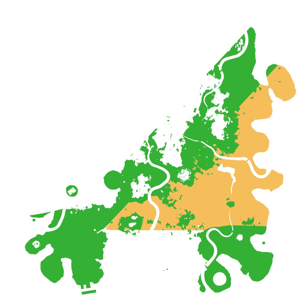 Biome Rust Map: Procedural Map, Size: 4300, Seed: 669744995