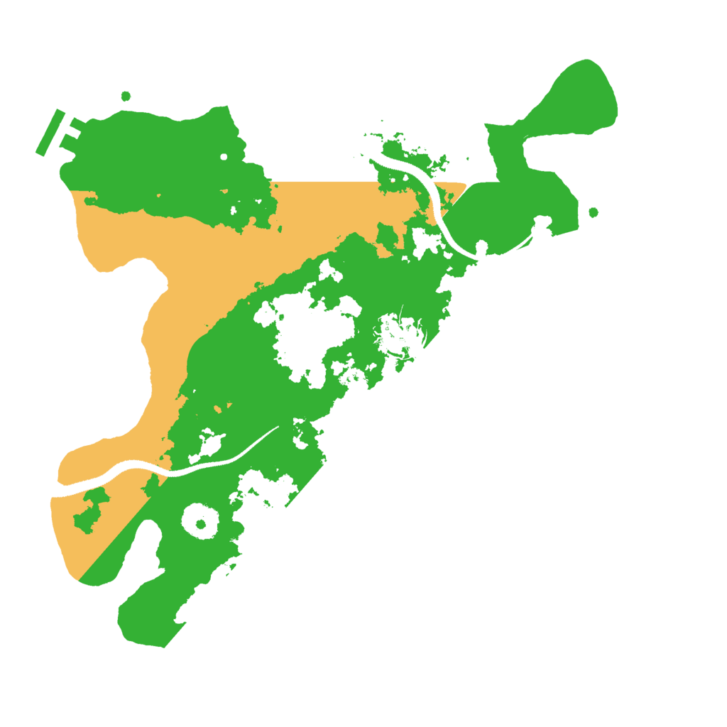 Biome Rust Map: Procedural Map, Size: 3000, Seed: 8014