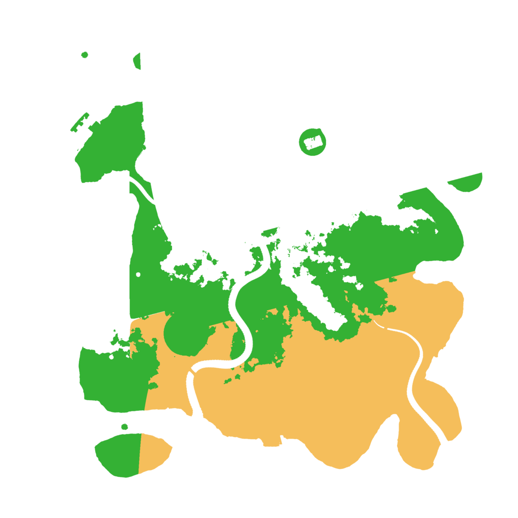 Biome Rust Map: Procedural Map, Size: 3250, Seed: 555420