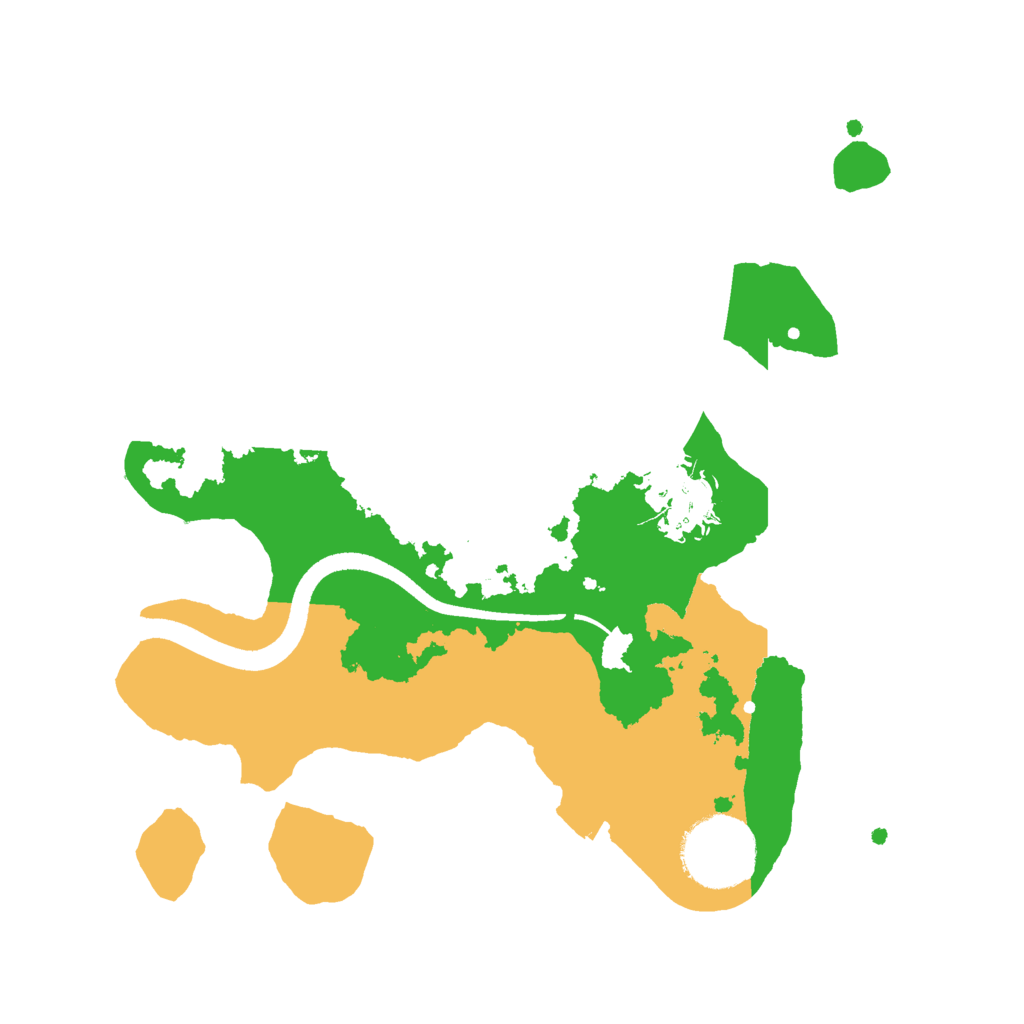 Biome Rust Map: Procedural Map, Size: 2500, Seed: 35645764