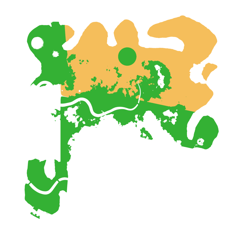 Biome Rust Map: Procedural Map, Size: 3500, Seed: 1842378644