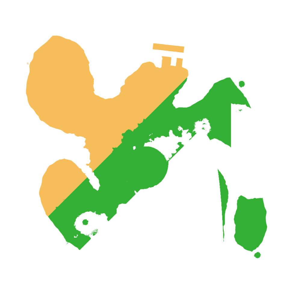 Biome Rust Map: Procedural Map, Size: 2000, Seed: 64520003