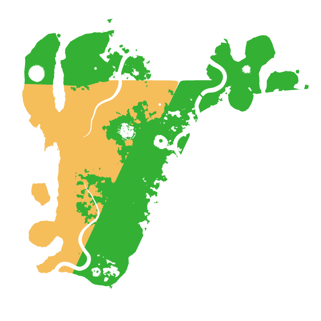 Biome Rust Map: Procedural Map, Size: 3500, Seed: 881729345