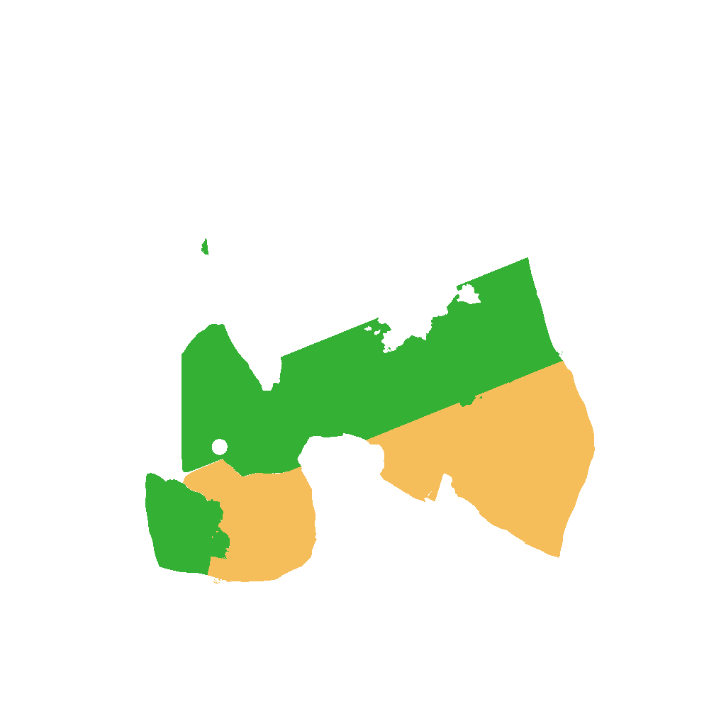 Biome Rust Map: Procedural Map, Size: 1400, Seed: 5