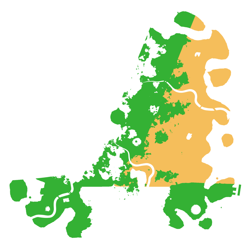 Biome Rust Map: Procedural Map, Size: 4545, Seed: 11121314