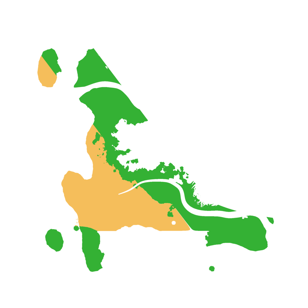 Biome Rust Map: Procedural Map, Size: 2250, Seed: 65416