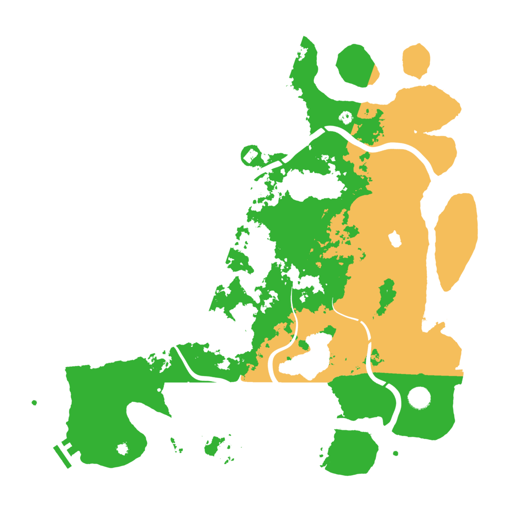 Biome Rust Map: Procedural Map, Size: 4000, Seed: 2031049091