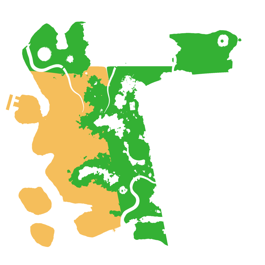 Biome Rust Map: Procedural Map, Size: 3400, Seed: 1232885137