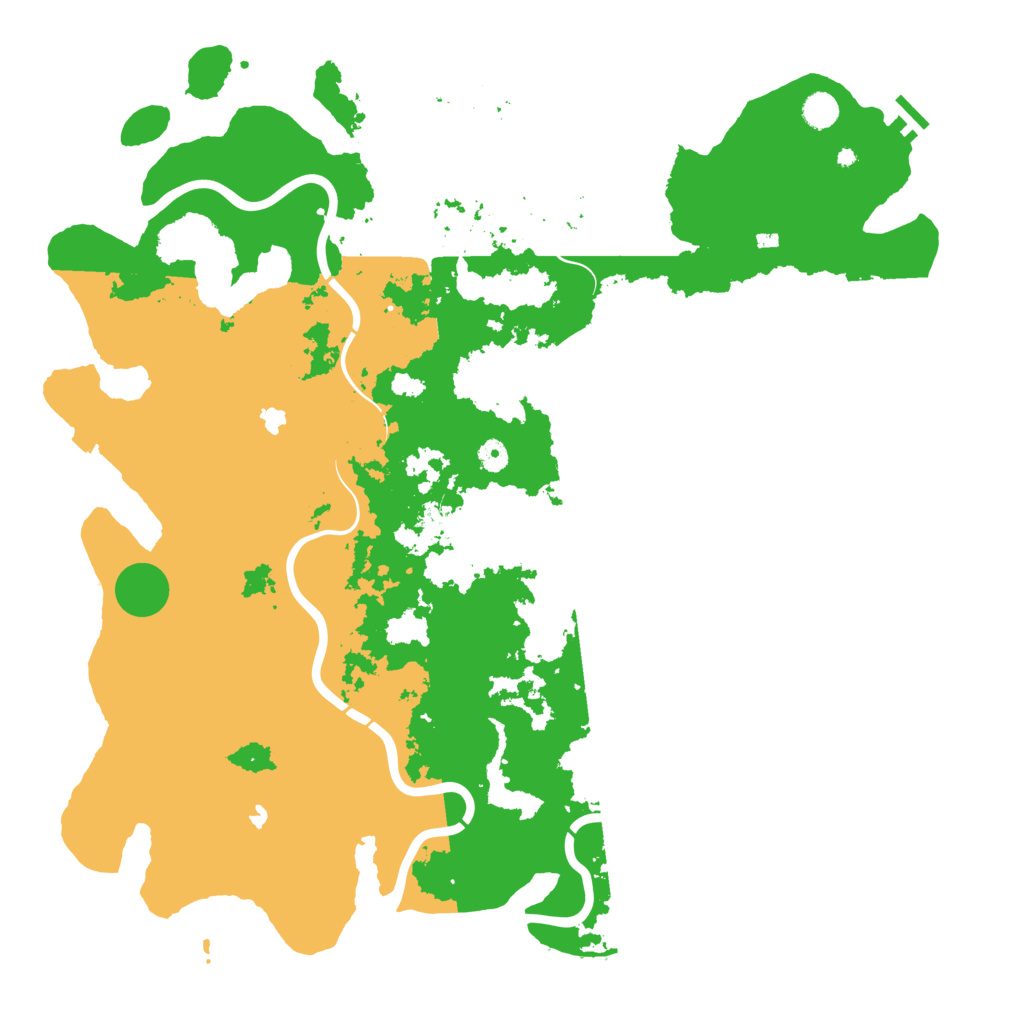 Biome Rust Map: Procedural Map, Size: 5000, Seed: 8394