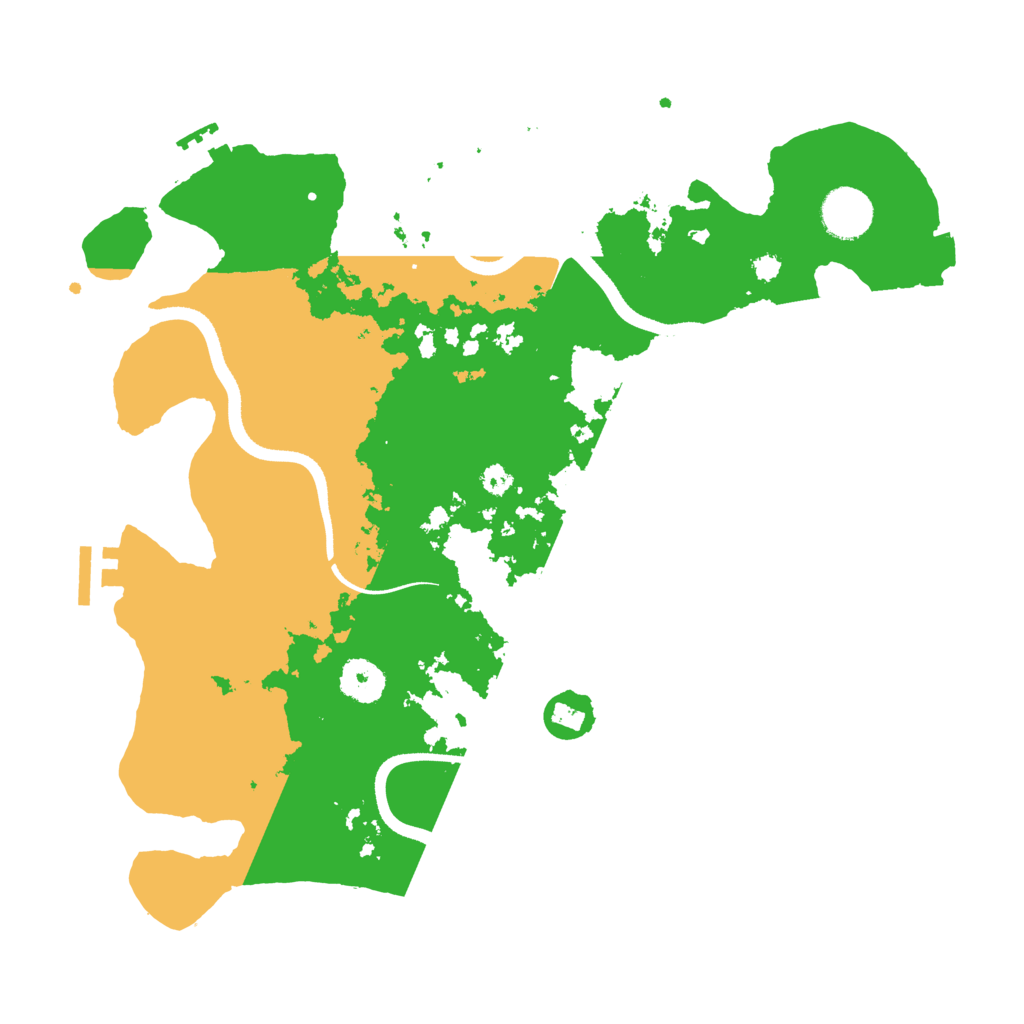 Biome Rust Map: Procedural Map, Size: 3500, Seed: 44731102