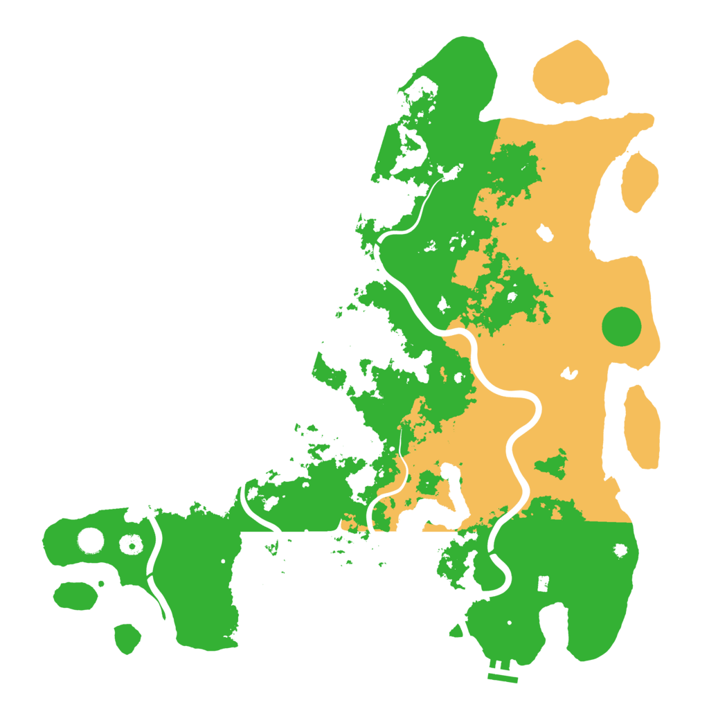 Biome Rust Map: Procedural Map, Size: 4750, Seed: 790281191