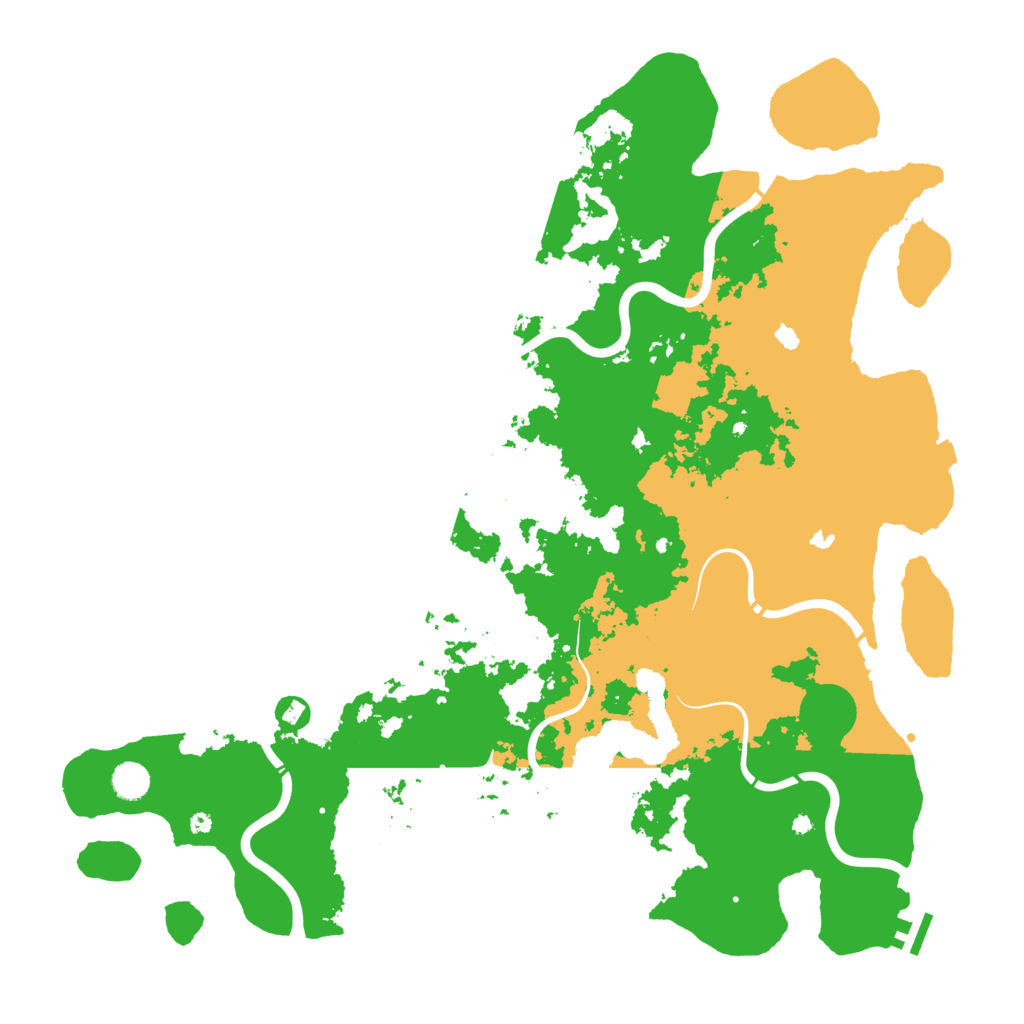 Biome Rust Map: Procedural Map, Size: 4750, Seed: 790281191