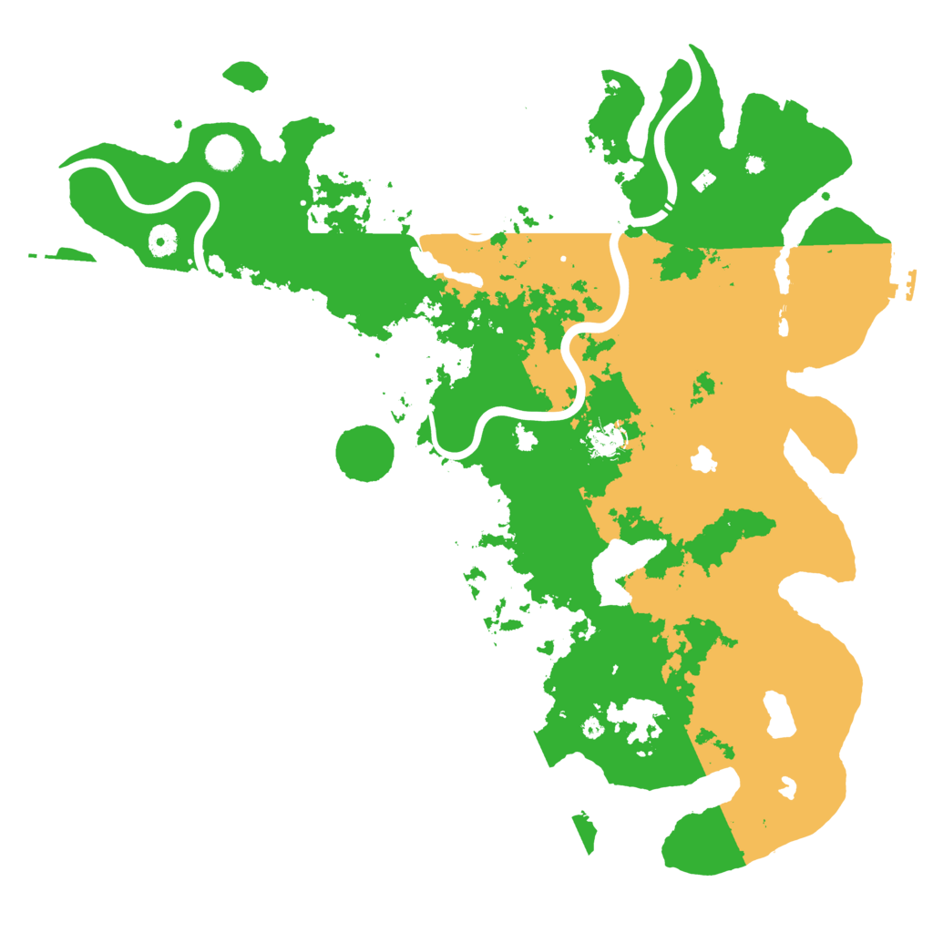 Biome Rust Map: Procedural Map, Size: 4500, Seed: 870233308