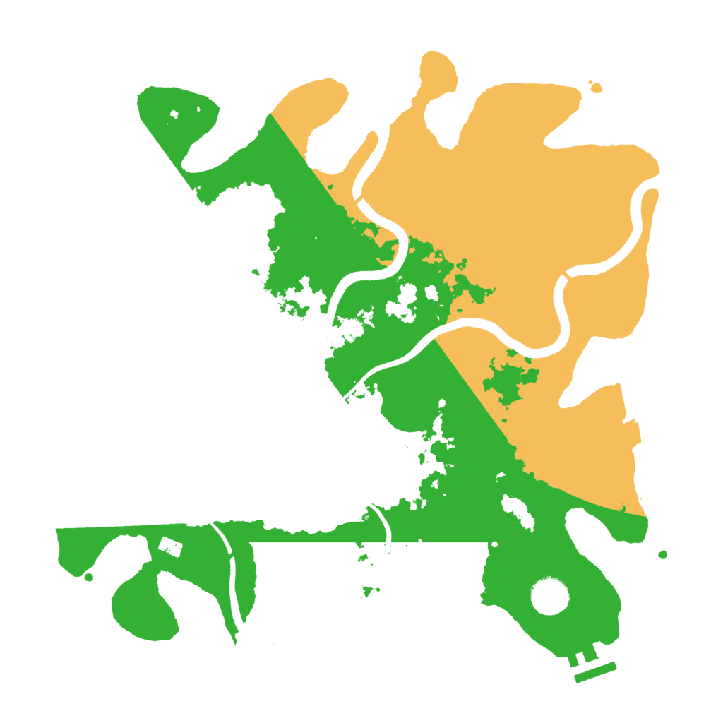 Biome Rust Map: Procedural Map, Size: 3400, Seed: 1877941334