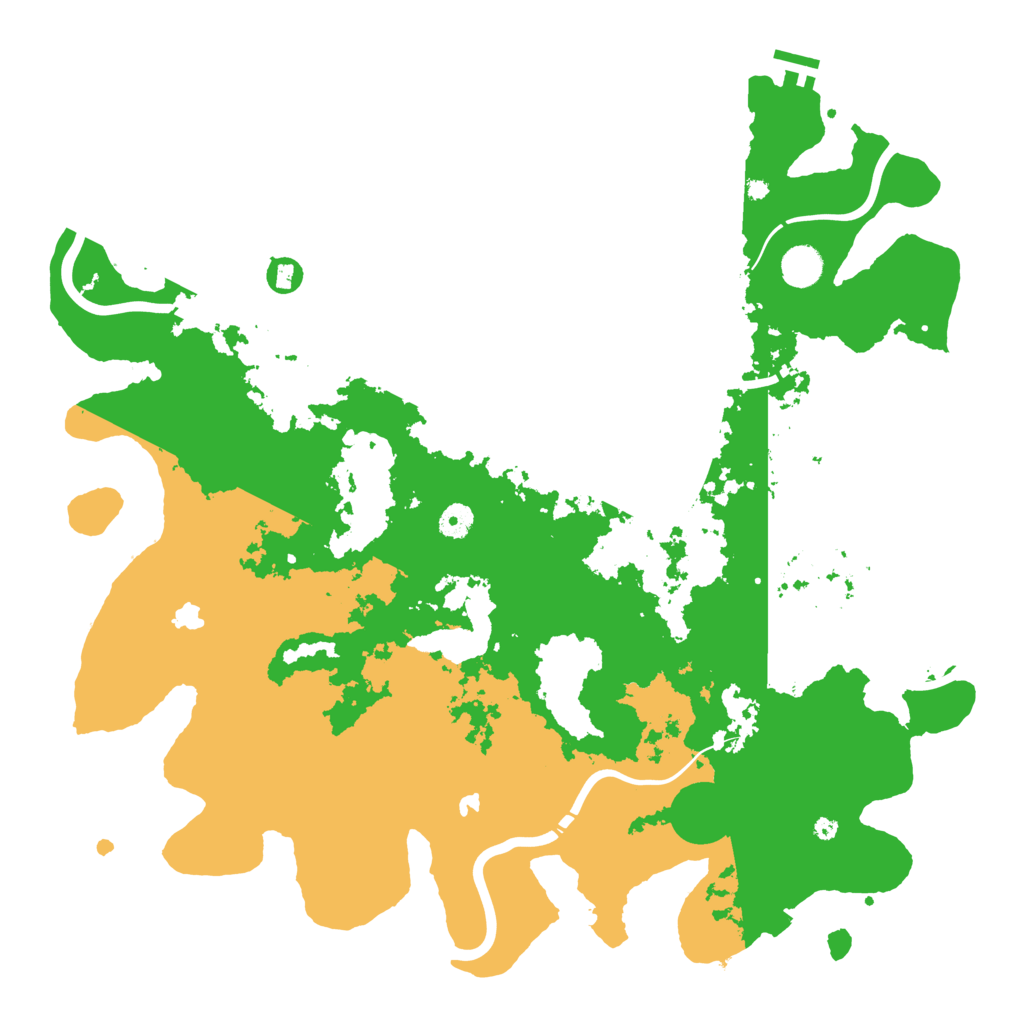 Biome Rust Map: Procedural Map, Size: 4500, Seed: 1743890582