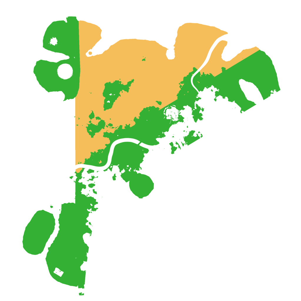 Biome Rust Map: Procedural Map, Size: 3500, Seed: 1673032370