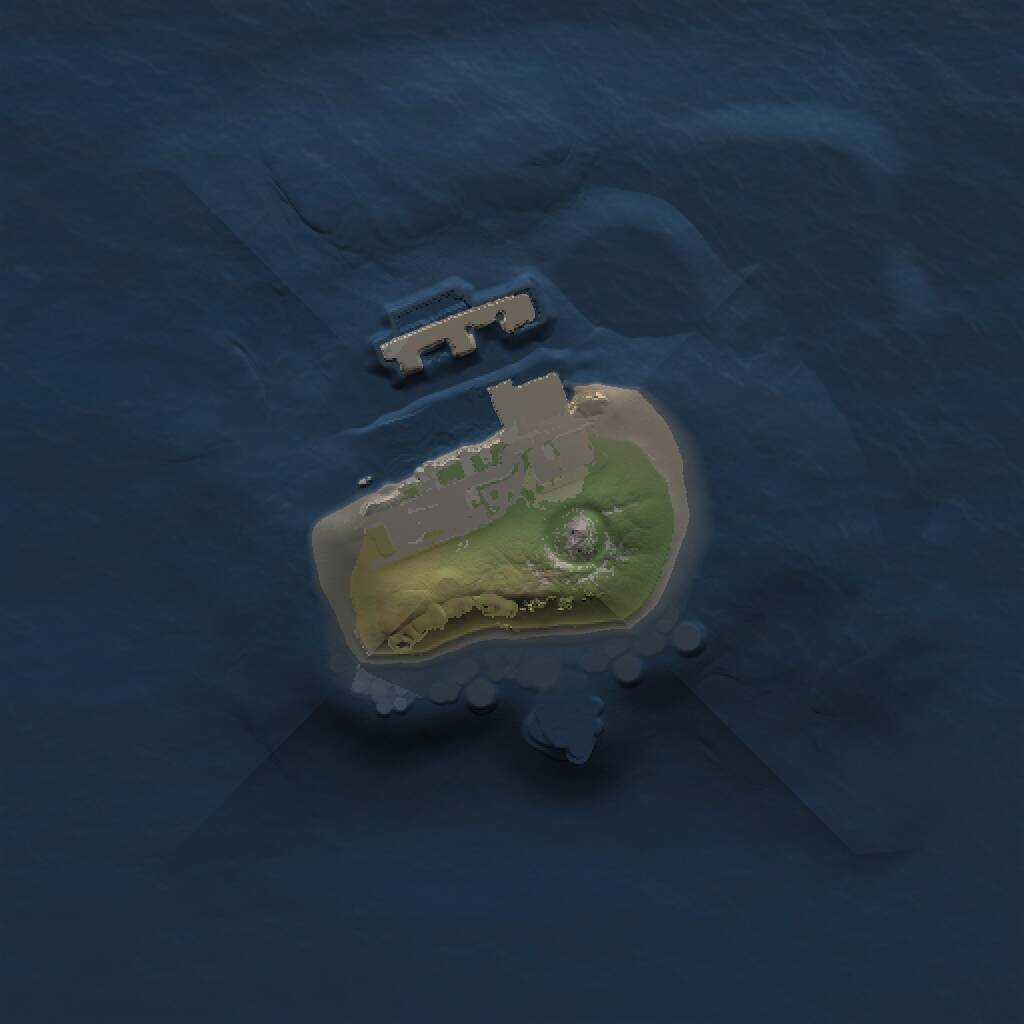 Rust Map: Procedural Map, Size: 1000, Seed: 110962992, 2 Monuments