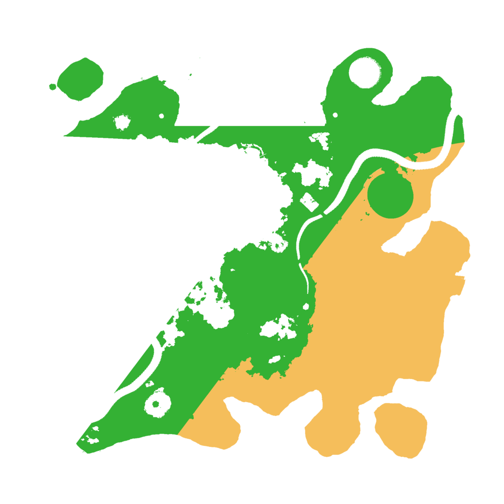 Biome Rust Map: Procedural Map, Size: 3000, Seed: 1346951895