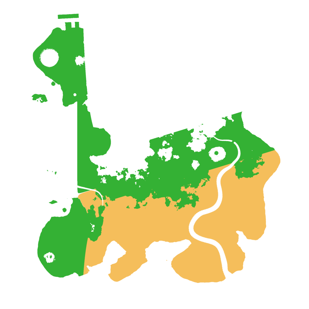 Biome Rust Map: Procedural Map, Size: 3000, Seed: 844859737