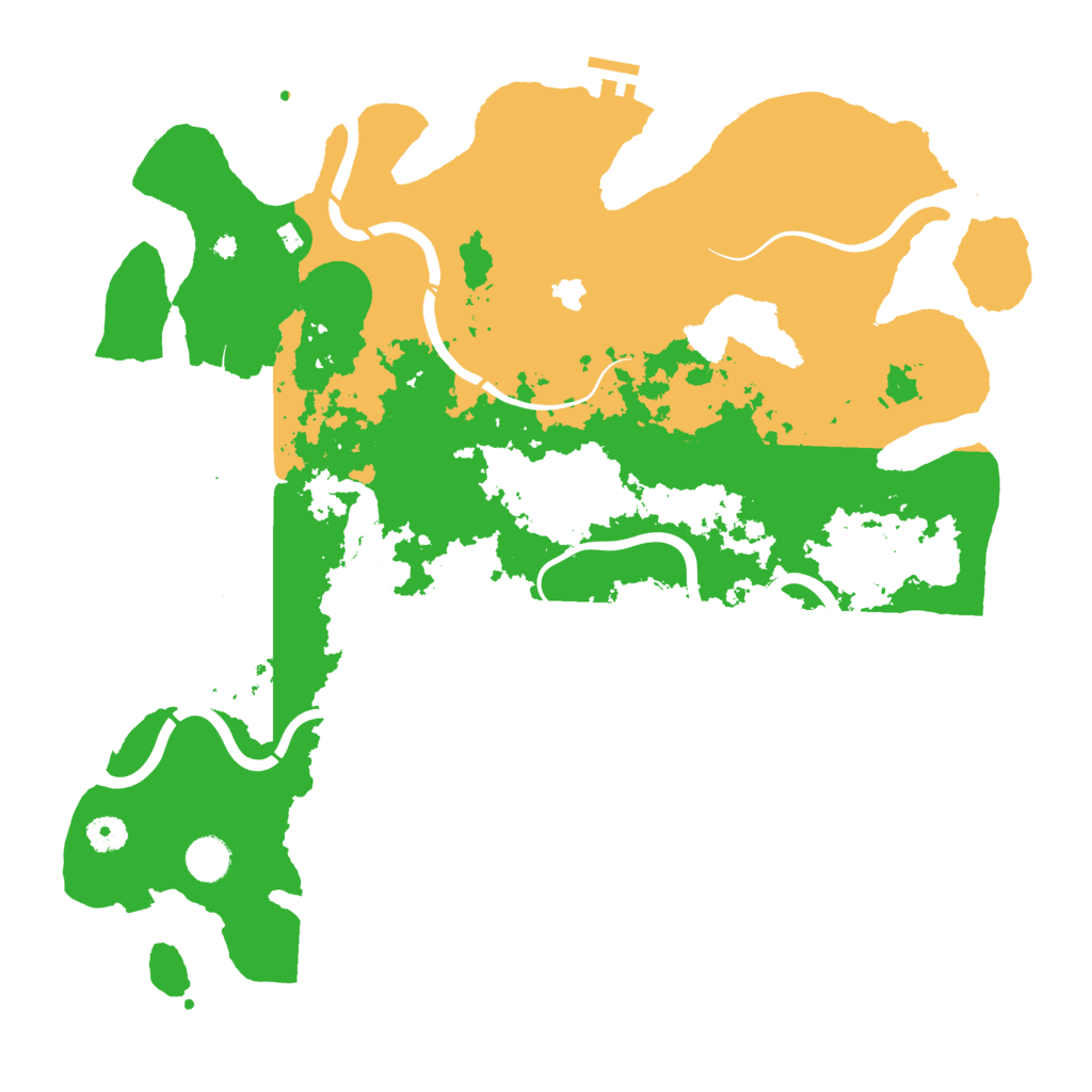 Biome Rust Map: Procedural Map, Size: 4300, Seed: 46893452