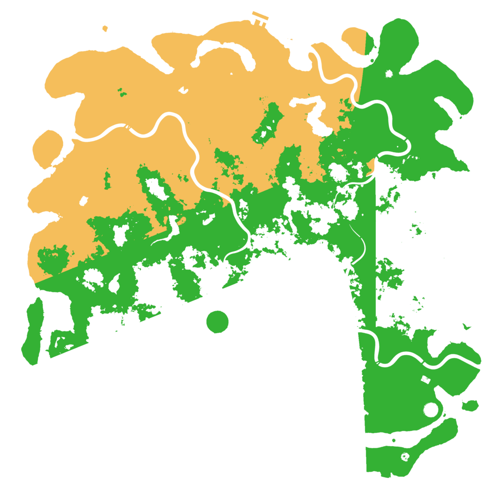 Biome Rust Map: Procedural Map, Size: 6000, Seed: 937636648