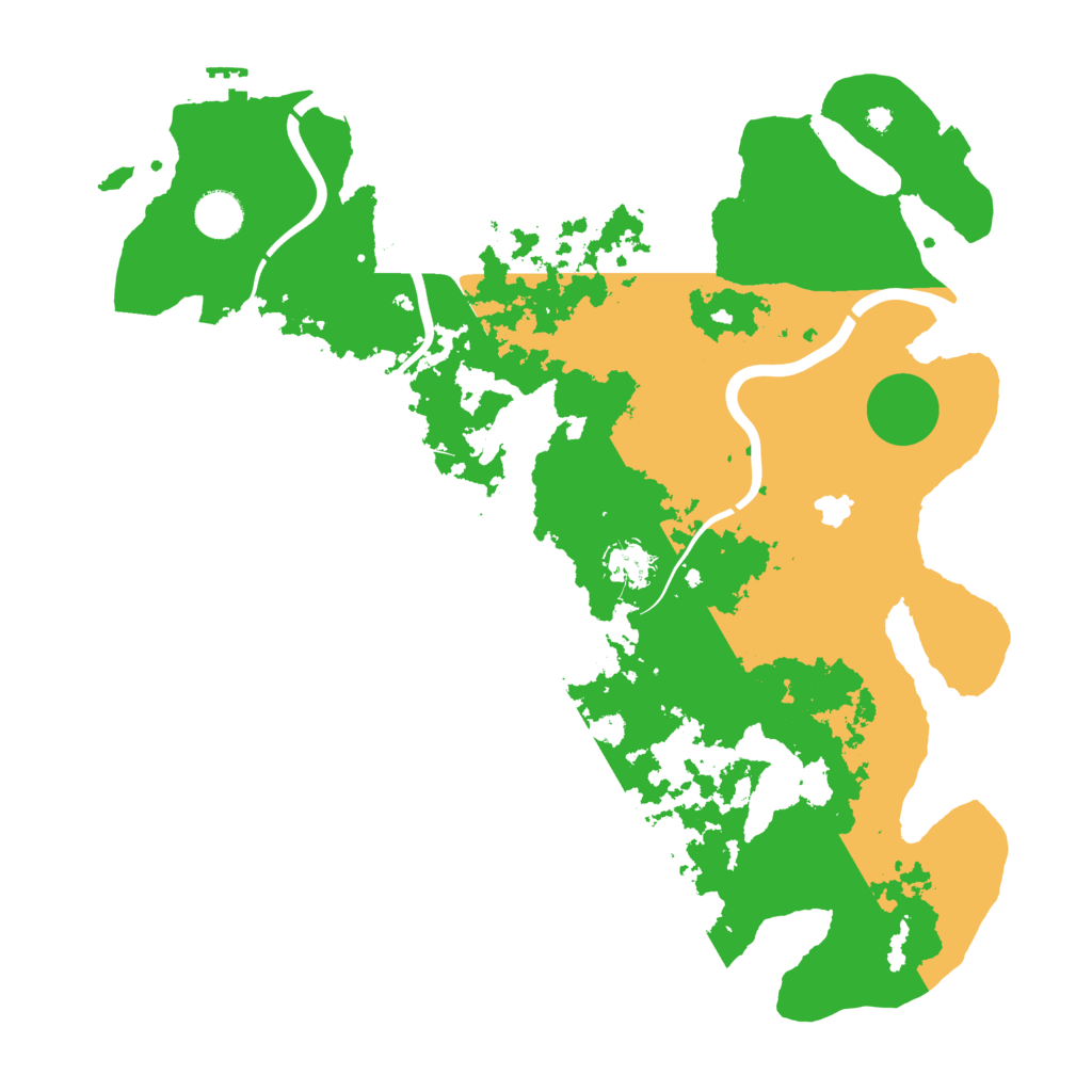 Biome Rust Map: Procedural Map, Size: 4000, Seed: 907621186
