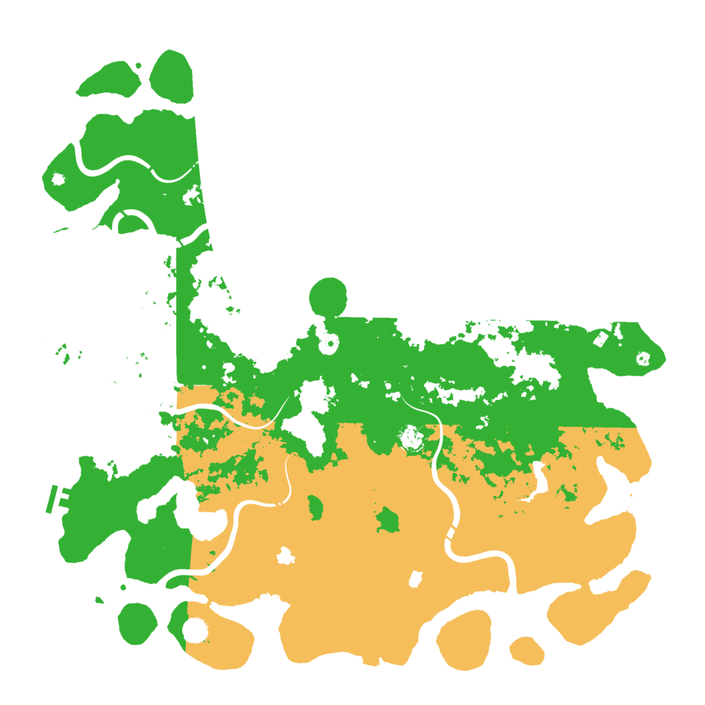 Biome Rust Map: Procedural Map, Size: 5000, Seed: 259650132