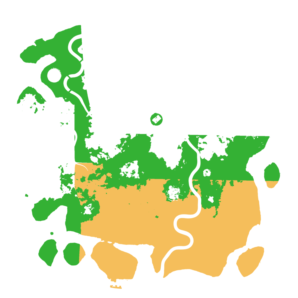 Biome Rust Map: Procedural Map, Size: 3900, Seed: 259650132