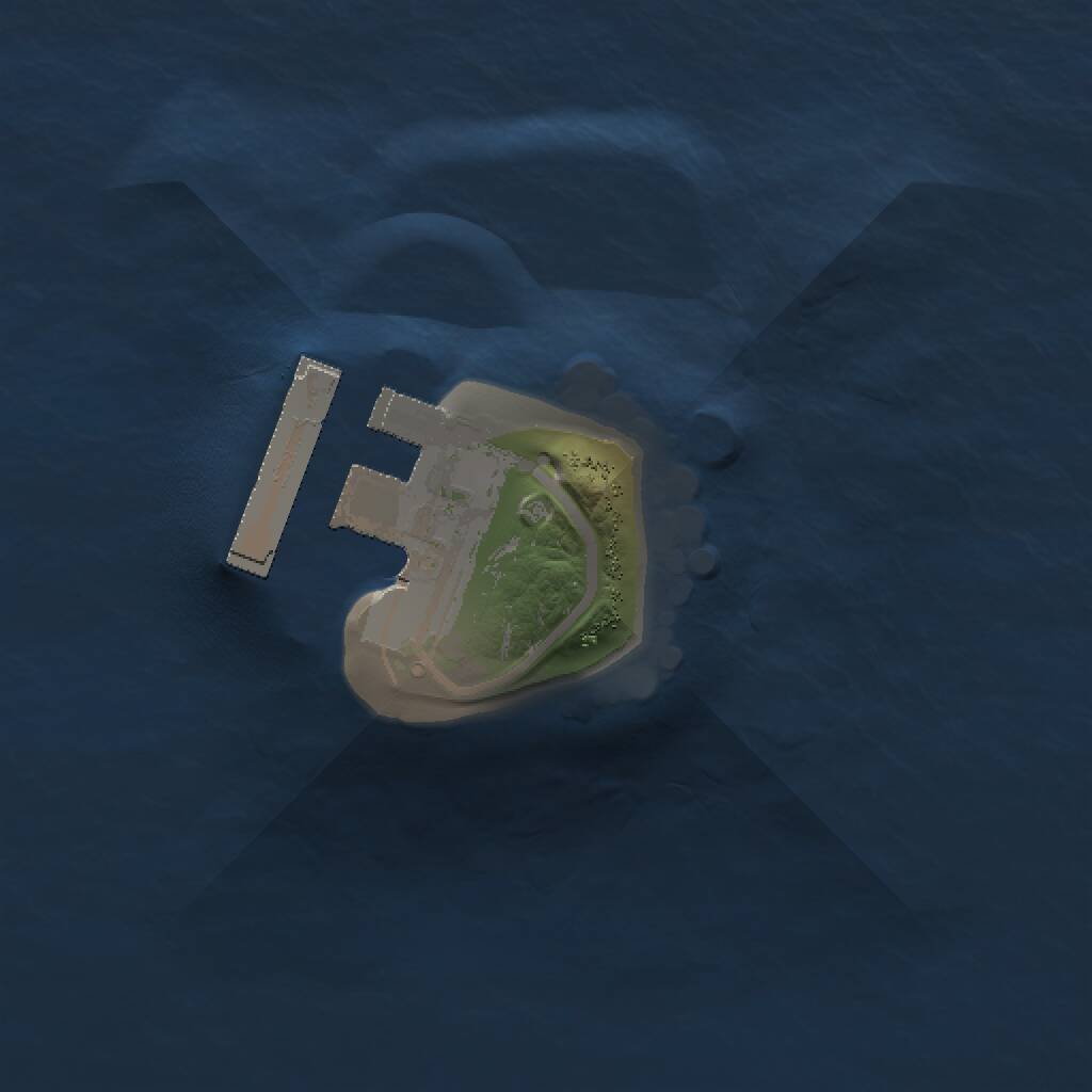 Rust Map: Procedural Map, Size: 1000, Seed: 940195119, 2 Monuments