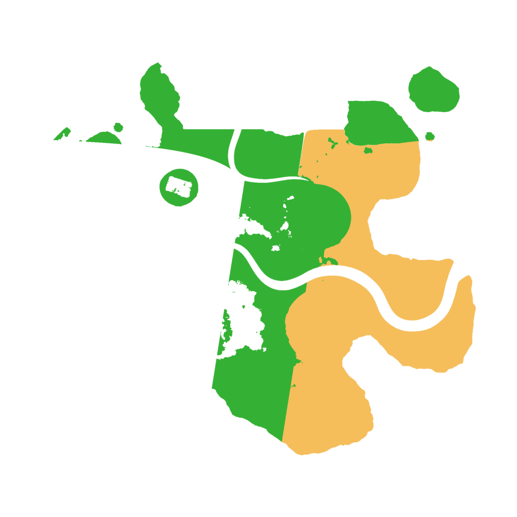 Biome Rust Map: Procedural Map, Size: 2250, Seed: 896722782