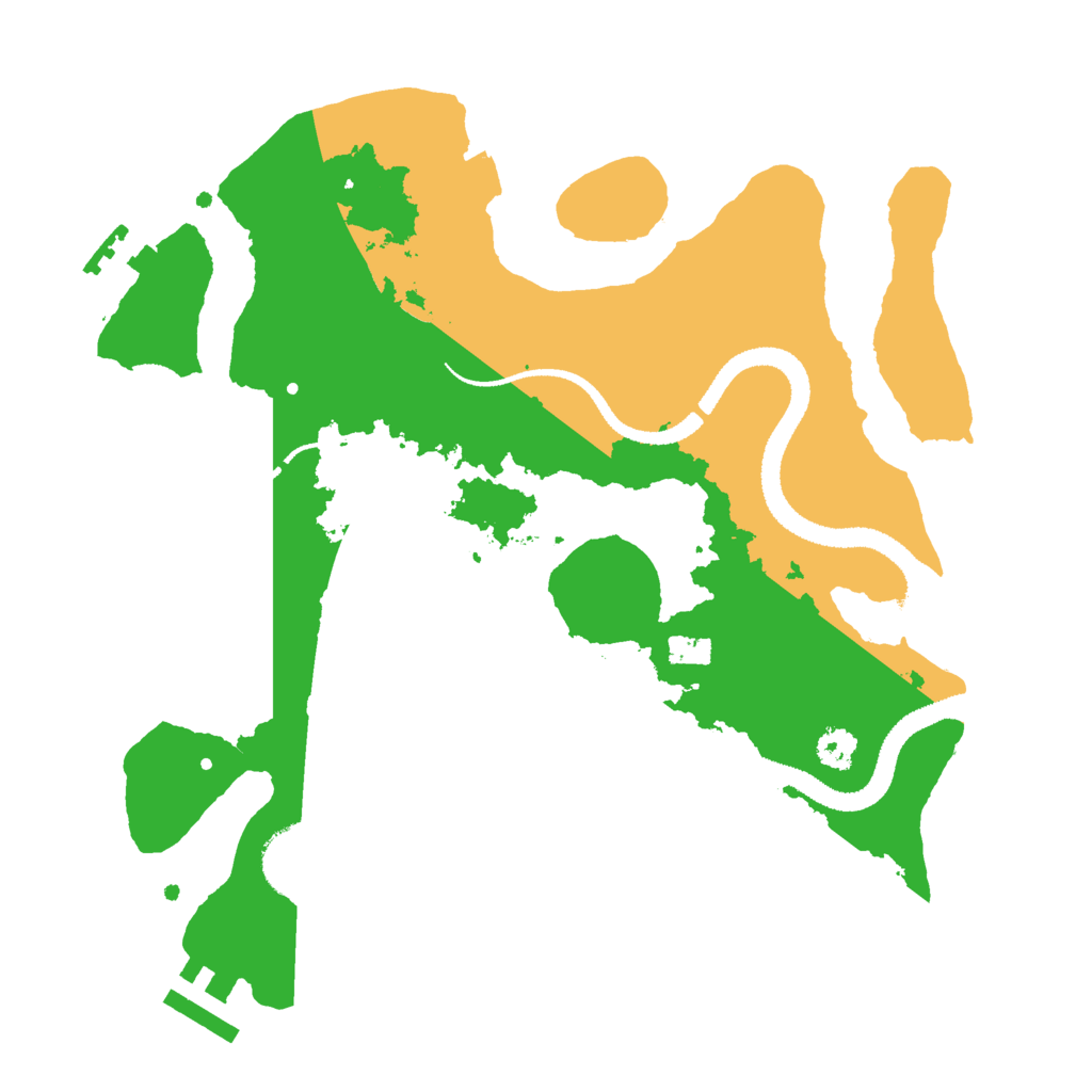 Biome Rust Map: Procedural Map, Size: 2750, Seed: 8675309