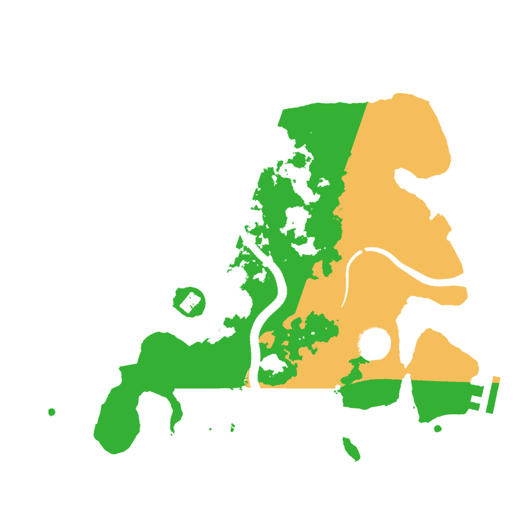 Biome Rust Map: Procedural Map, Size: 2800, Seed: 56341