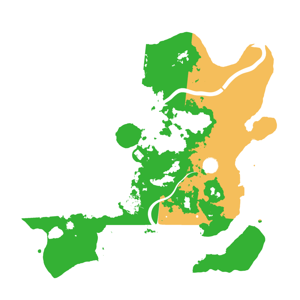 Biome Rust Map: Procedural Map, Size: 3400, Seed: 778711719