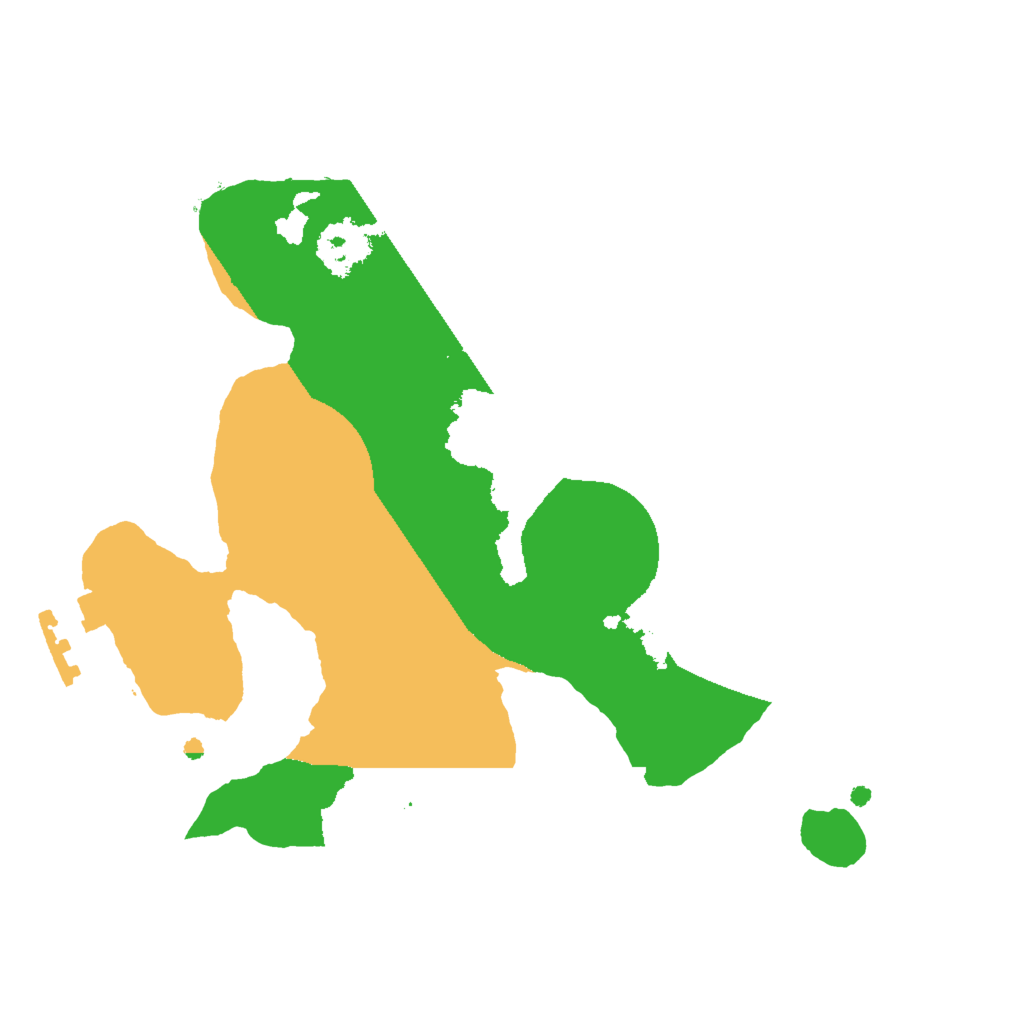 Biome Rust Map: Procedural Map, Size: 2000, Seed: 328833173