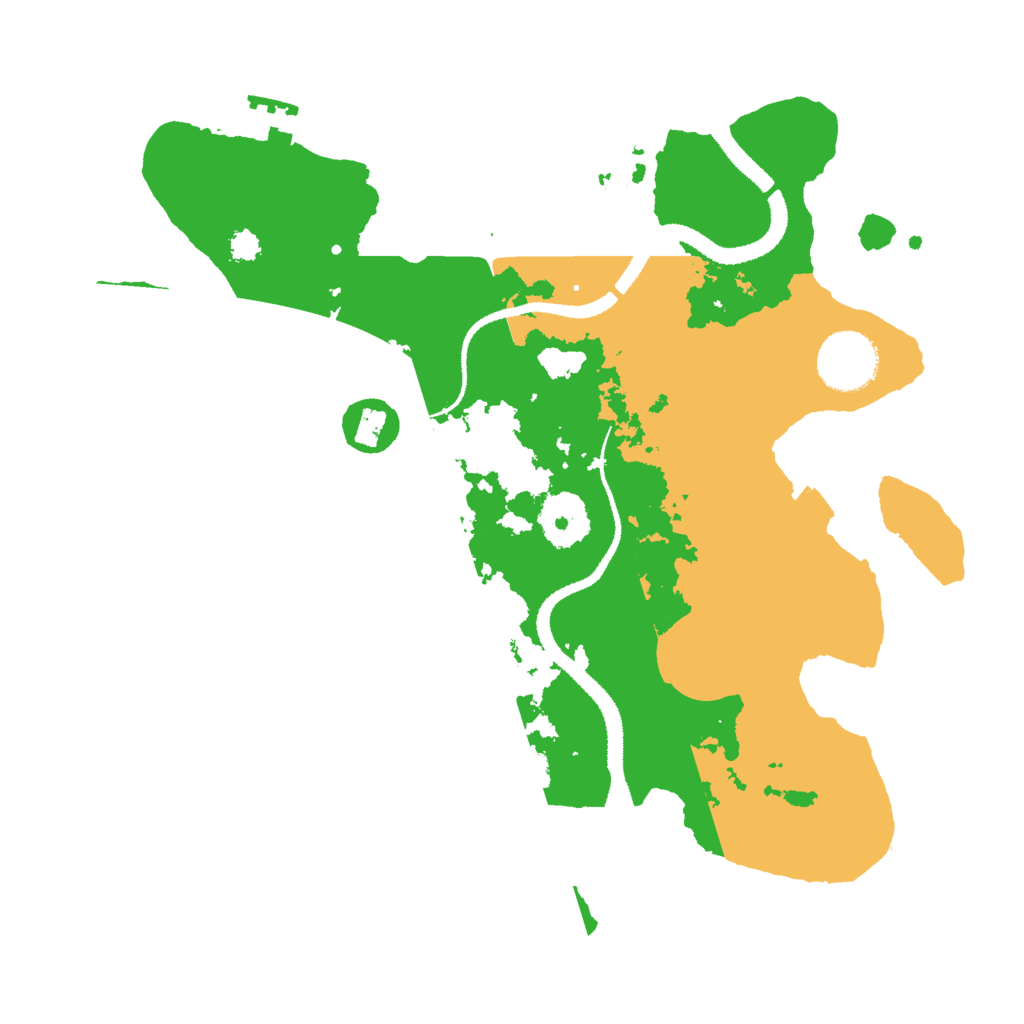 Biome Rust Map: Procedural Map, Size: 3000, Seed: 896852049