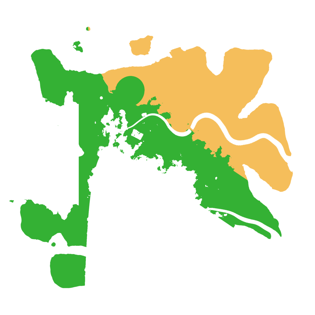 Biome Rust Map: Procedural Map, Size: 3000, Seed: 895133038