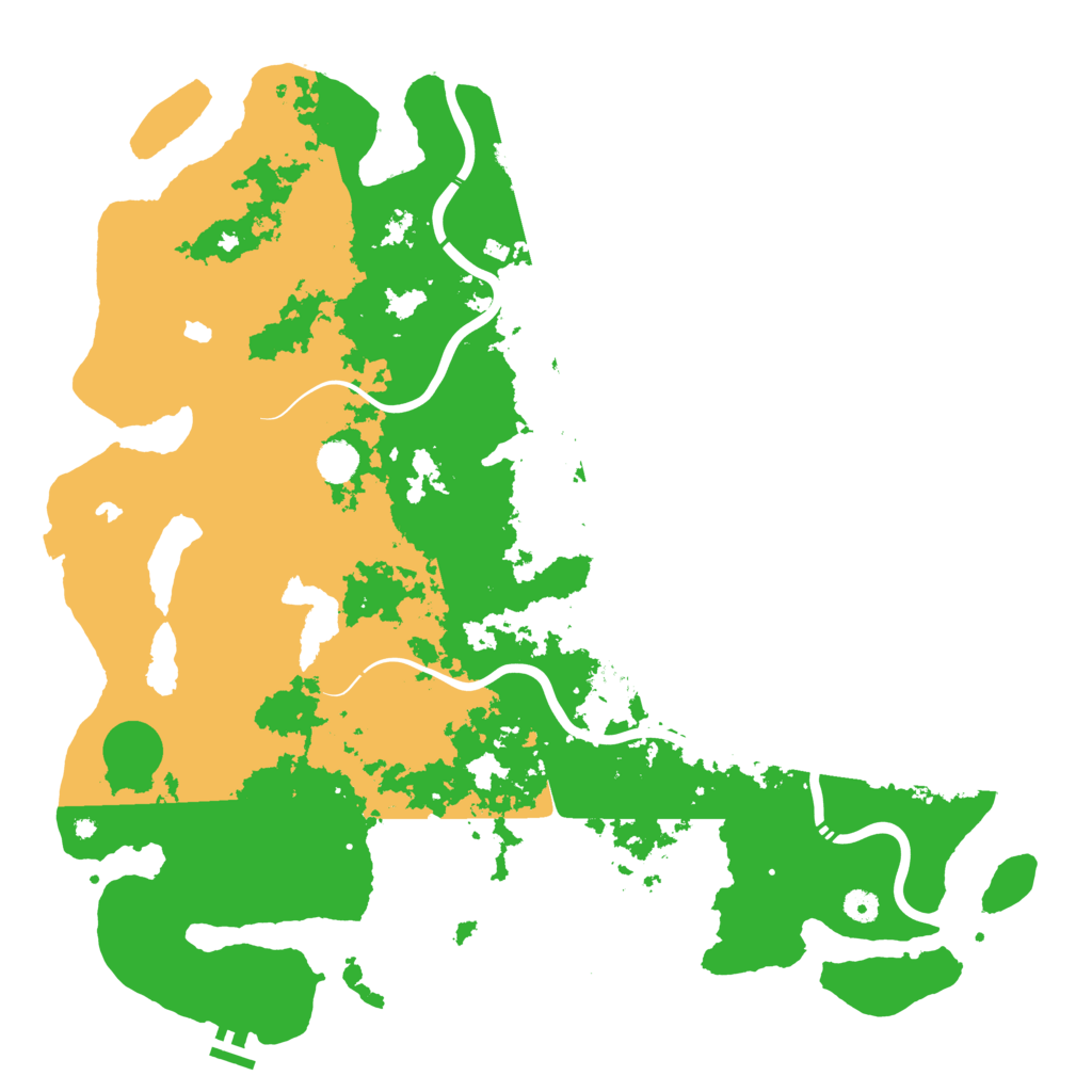 Biome Rust Map: Procedural Map, Size: 4800, Seed: 1336828630