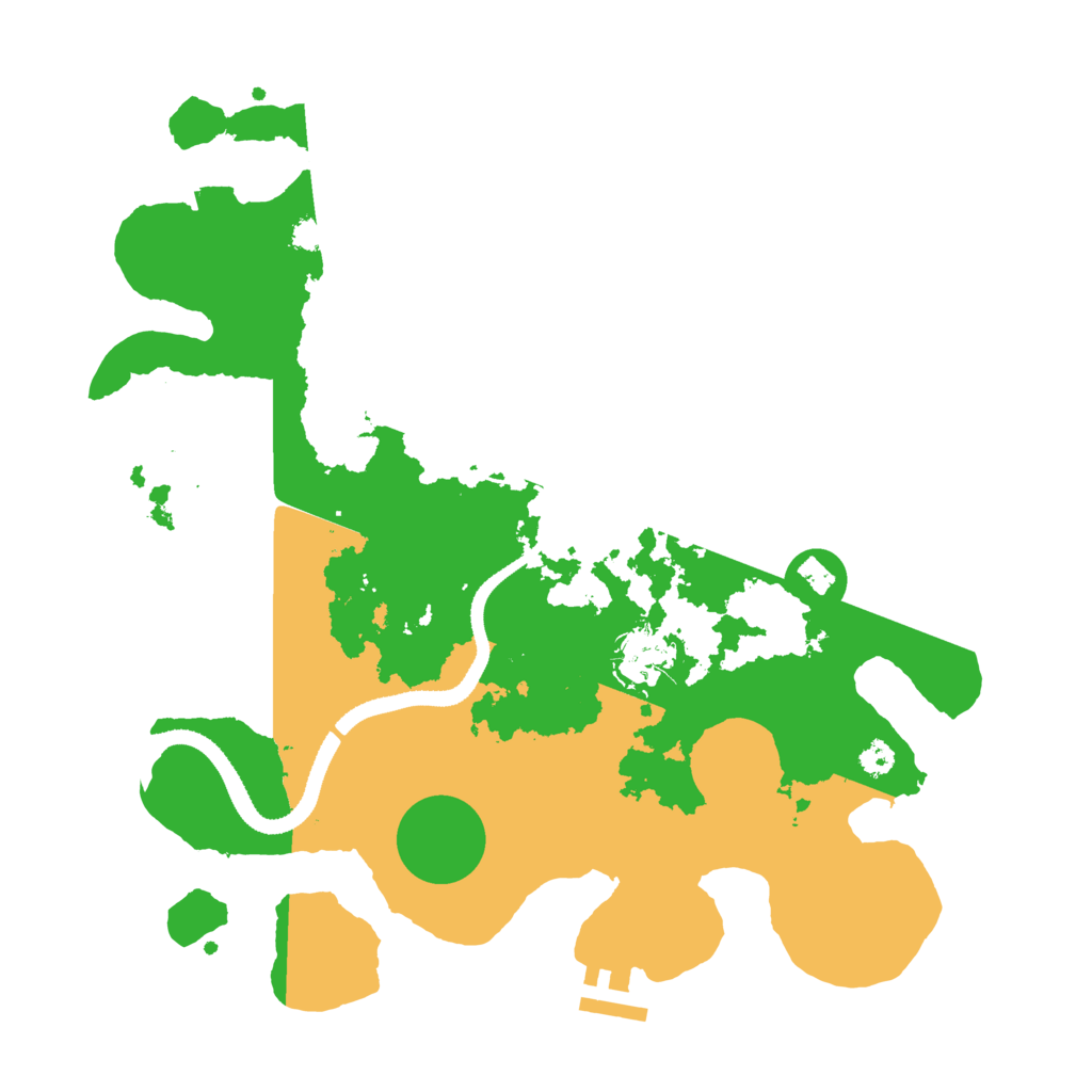 Biome Rust Map: Procedural Map, Size: 3250, Seed: 1277288653