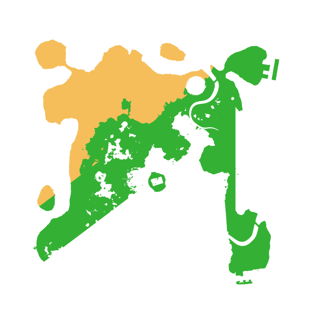 Biome Rust Map: Procedural Map, Size: 3000, Seed: 7894765