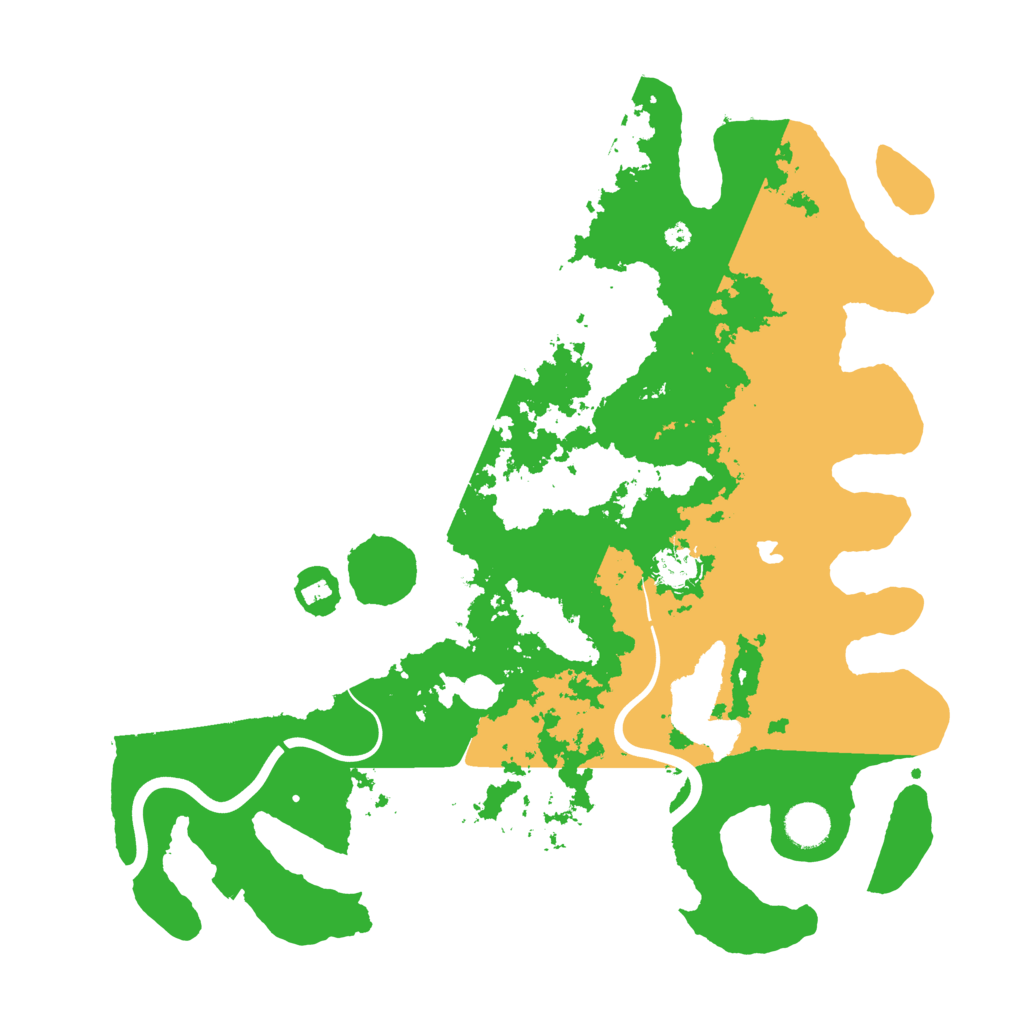 Biome Rust Map: Procedural Map, Size: 4000, Seed: 2542