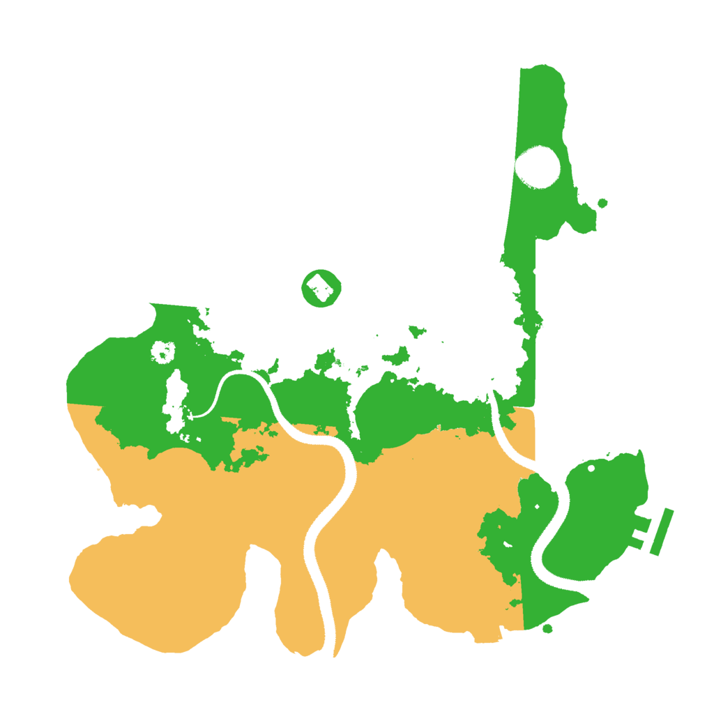 Biome Rust Map: Procedural Map, Size: 3000, Seed: 1126436711