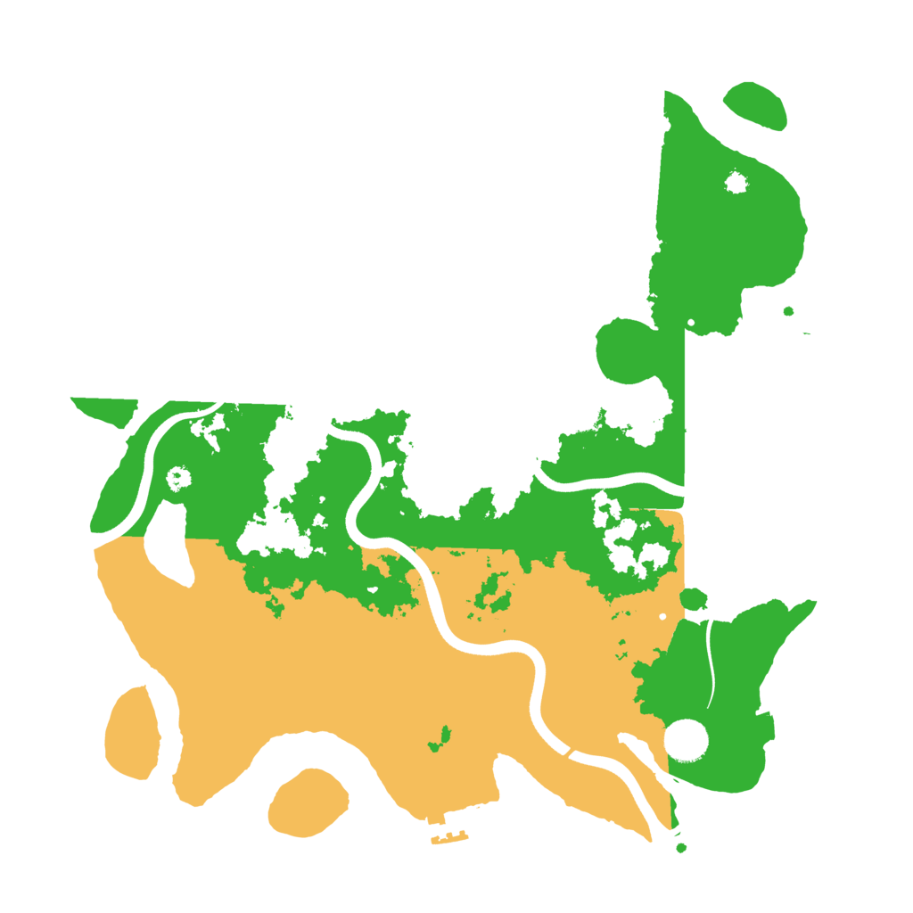 Biome Rust Map: Procedural Map, Size: 3750, Seed: 99873